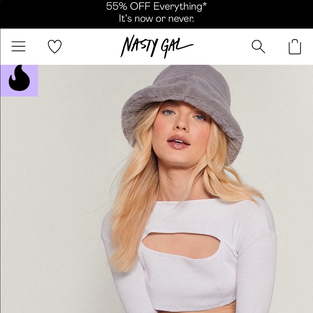 Nasty gal fur bucket hat